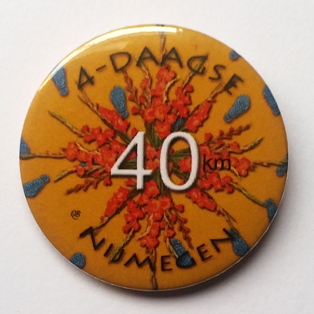 4daagse button 40 km