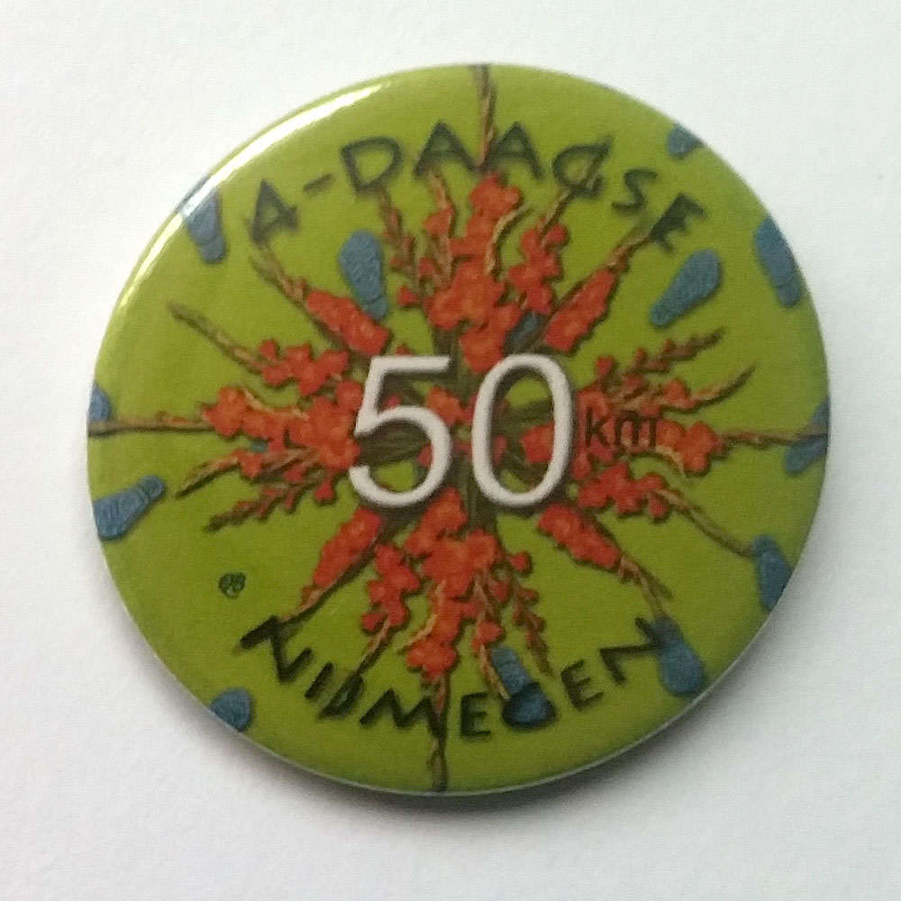 4-daagse button 50 km