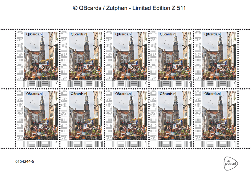 zutphen persoonlijke postzegel